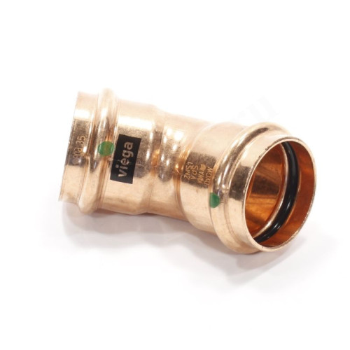Отвод 45° 35-35, Viega Profipress, 2426, пресс-пресс, медь