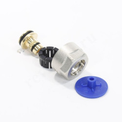 Резьбозажимное 16 x 2.2-3/4", Rehau RAUTITAN, обжим-резьба, вн., латунь, евроконус