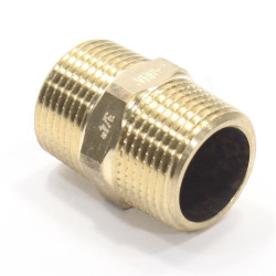 Ниппель 3/4"-3/4", Sanha PURAFIT 3280, резьба-резьба, нар., бронза