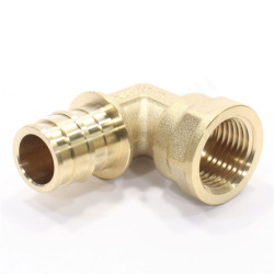 Угольник 90 20-1/2", WAAG Xpand, обж.кольцо-резьба, вн., латунь