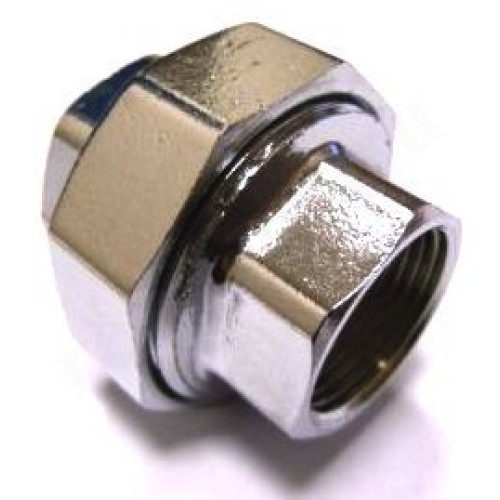 Американка 3/4"-3/4", General Fittings 2700 A7, резьба-резьба, вн.- нар., латунь (хром)