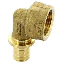 Угольник 90° 16-3/4", Rehau RAUTITAN RX, надв.гильза-резьба, вн., бронза