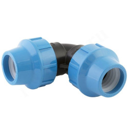 Угольник 90° 40-40, Джилекс, обжим-обжим, ПНД