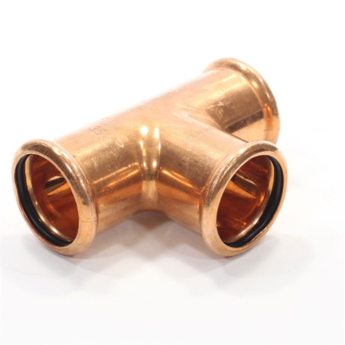 Тройник 35-35-35, Sanha Press, 6130, пресс-пресс, медь