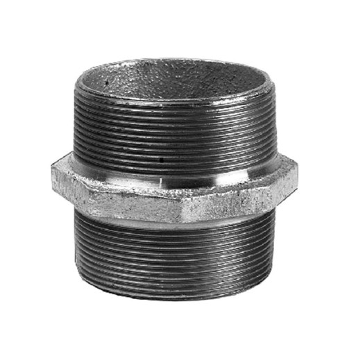 Ниппель 2"-2", Grundfos, резьба-резьба, нар., сталь (цинк)