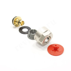 Резьбозажимное 14 x 1.5-3/4", Rehau RAUTHERM, обжим-резьба, вн., латунь, евроконус