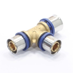 Тройник 32-26-26, General Fittings 5T00, 13, пресс-пресс, латунь