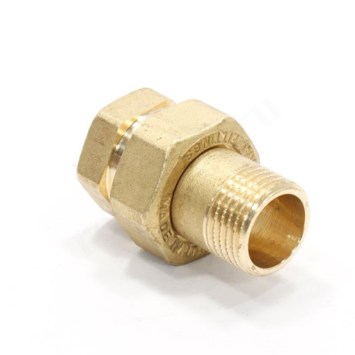 Американка 1/2"-1/2", General Fittings 2700 A1 , резьба-резьба, вн.- нар., латунь