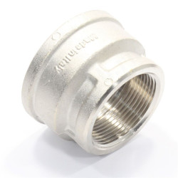 Муфта 2"-1 1/2", General Fittings 2600 47, резьба-резьба, вн., латунь (никель)