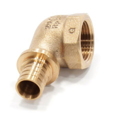 Угольник 90 20-3/4", Rehau RAUTITAN RX+, надв.гильза-резьба, вн., бронза