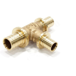 Тройник 20-16-16, Rehau RAUTITAN PLATINUM, RX, надв.гильза-надв.гильза, бронза