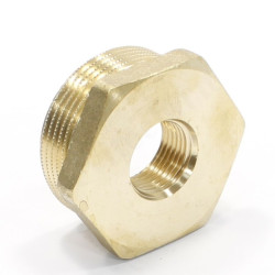 Футорка 1 1/2"-1/2", General Fittings 2600 44, резьба-резьба, нар.-вн., латунь