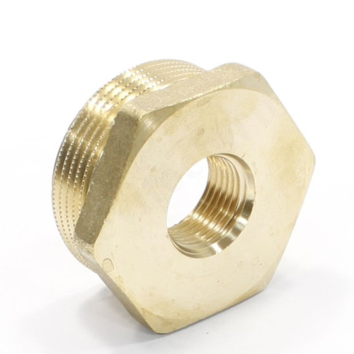 Футорка 1 1/2"-1/2", General Fittings 2600 44, резьба-резьба, нар.-вн., латунь