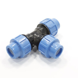 Тройник 20-20-20, Джилекс, обжим-обжим, ПНД