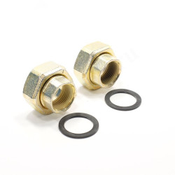 Соединение с накидной гайкой 1 1/2"-1", Grundfos, резьба-резьба, вн., чугун плоская прокладка