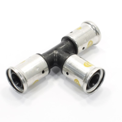 Тройник 20-20-20, Henco PKG, 9, пресс-пресс, PVDF, газ