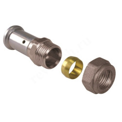 Переходник 26-22, Henco P, 30, обжим-пресс, латунь