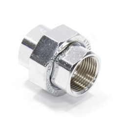 Американка 1"-1", General Fittings 2700 A7, резьба-резьба, вн., латунь (хром)