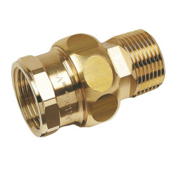 Американка 3/4"-3/4", Sanha PURAFIT 3341, резьба-резьба, вн.- нар., бронза