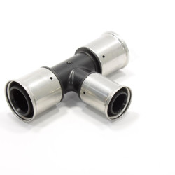 Тройник 40-32-40, Henco PK, 10, пресс-пресс, PVDF