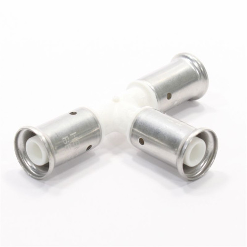 Тройник 16-16-16, Henco PKW, 9, пресс-пресс, PVDF