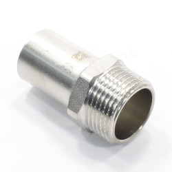 Переходник 28-1", Viega Sanpress Inox, 2311.1, труба-резьба, нар., сталь нержавеющая