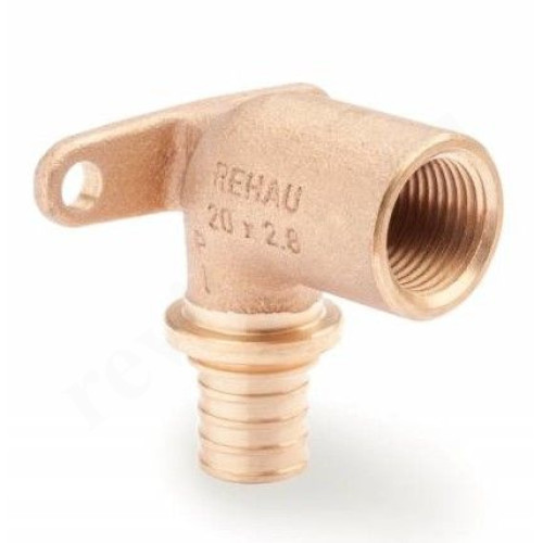 Водорозетка 16-1/2", Rehau RAUTITAN RX+, надв.гильза-резьба, вн., бронза, L54, длинный патрубок