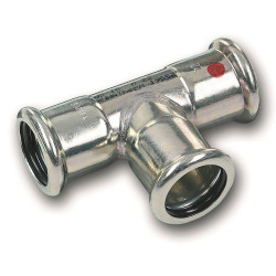 Тройник 89-89-89, Sanha Therm, 24130, пресс-пресс, сталь (цинк)