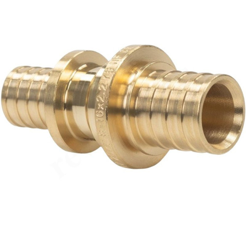 Муфта 20-16, Рехау RAUTITAN MX, надв.гильза-надв.гильза, латунь