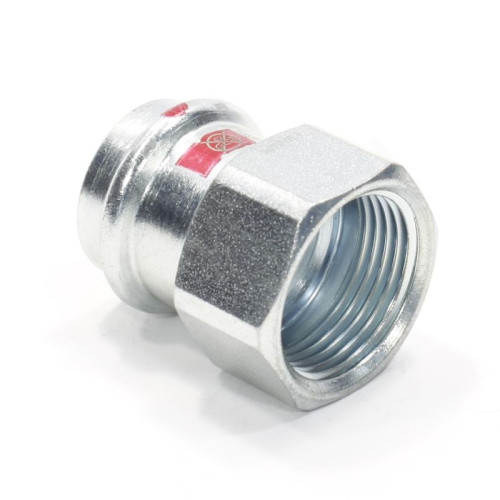 Переходник 28-1", Viega Prestabo 1112, пресс-резьба, вн., сталь (цинк)