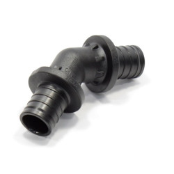 Угольник 45° 25-25, Rehau RAUTITAN, PX, надв.гильза-надв.гильза, полифениленсульфон