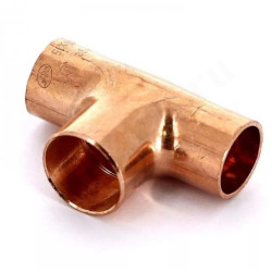 Тройник 15-18-15, Viega R4, 95130, пайка-пайка, медь