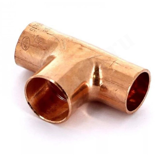 Тройник 15-18-15, Viega R4, 95130, пайка-пайка, медь