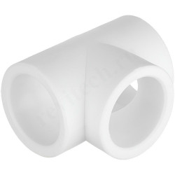 Тройник 63-63-63, RTP, пайка-пайка, полипропилен, белый