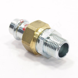 Американка 15-1/2", Viega Prestabo 1165, пресс-резьба, нар., сталь (цинк)