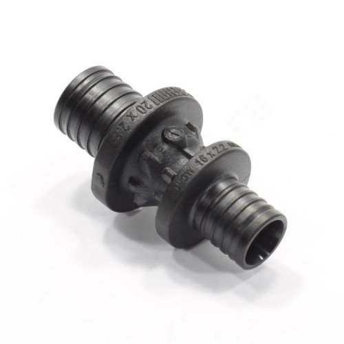 Муфта 20-16, Rehau RAUTITAN, PX, надв.гильза-надв.гильза, полифениленсульфон