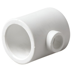 Тройник 63-25-63, RTP, пайка-пайка, полипропилен, белый