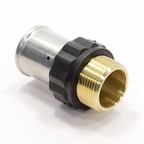 Переходник 40-1 1/4", Henco PK, 17, пресс-резьба, нар., PVDF