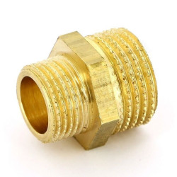 Ниппель 2"-1 1/2", General Fittings 2600 03, резьба-резьба, нар., латунь