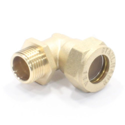 Угольник 90 15-1/2", Stahlmann EF, обжим-резьба, нар., латунь