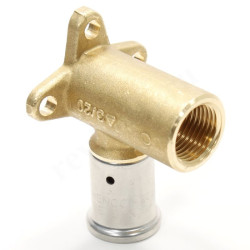 Водорозетка 20-1/2", Henco P, 2, пресс-резьба, вн., латунь