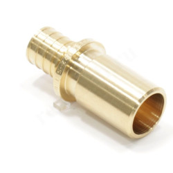 Переходник 20-22, Rehau RAUTITAN, RX+, надв.гильза-труба, бронза