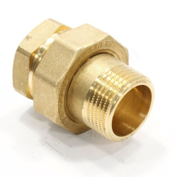 Американка 1"-1", General Fittings 2700 A1 , резьба-резьба, вн.- нар., латунь