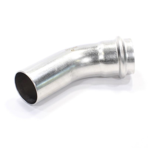 Отвод 45 42-42, WAAG Heavy Inox, пресс-труба, сталь нержавеющая