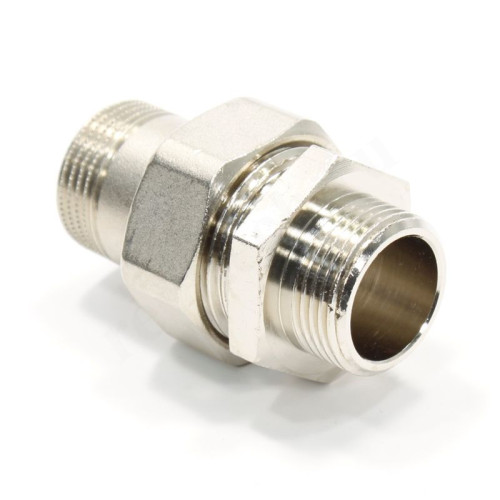 Американка 3/4"-3/4", General Fittings 2700 I6, резьба-резьба, нар., латунь (никель)