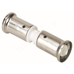 Муфта 20-20, Henco PKW, 15, пресс-пресс, PVDF