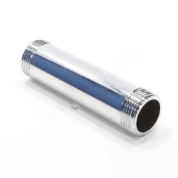 Удлинитель 1"-1", General Fittings 2600 43, резьба-резьба, нар., латунь (хром), L100