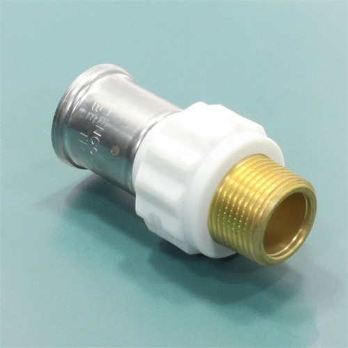 Переходник 26-3/4", Henco PKW, 17, пресс-резьба, нар., PVDF