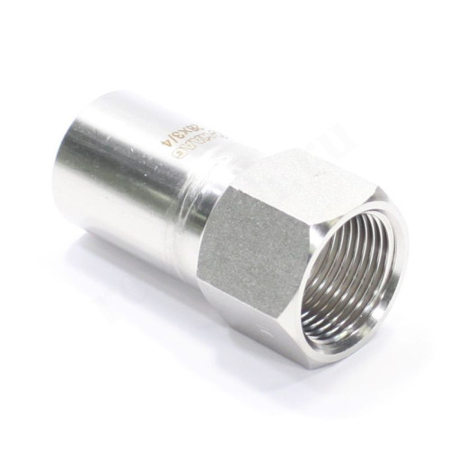 Переходник 28-3/4", WAAG Heavy Inox, труба-резьба, вн., сталь нержавеющая