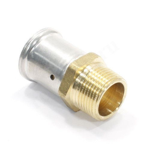 Переходник 26-3/4", Henco P, 17, пресс-резьба, нар., латунь